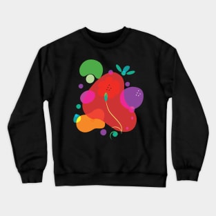 Organic Shapes Art Crewneck Sweatshirt